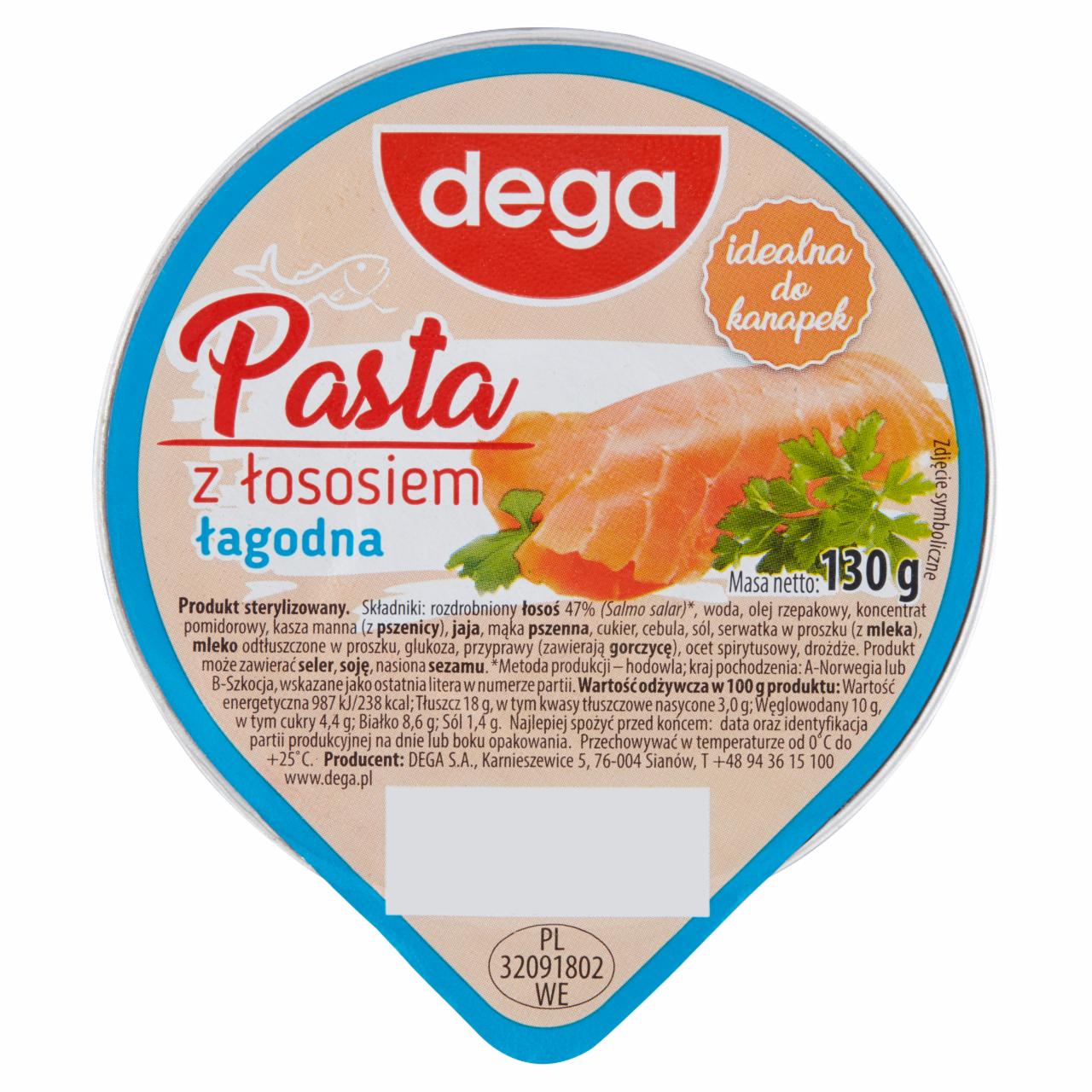 Zdjęcia - Pasta z łososia łagodna dega