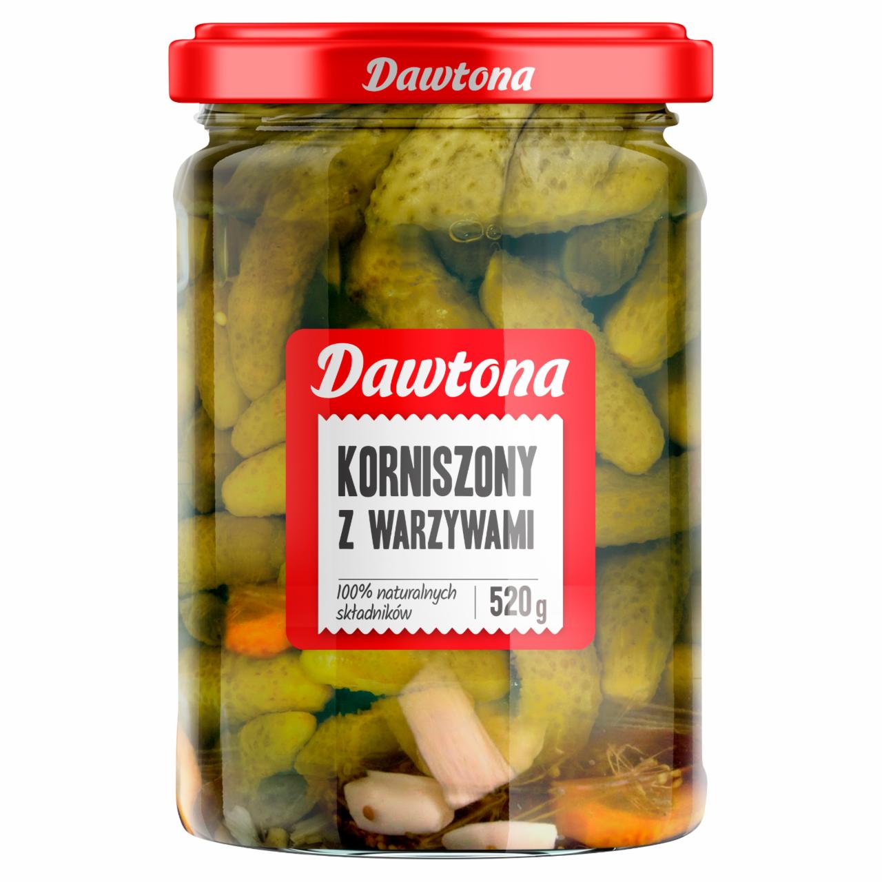 Zdjęcia - Dawtona Korniszony z warzywami 520 g