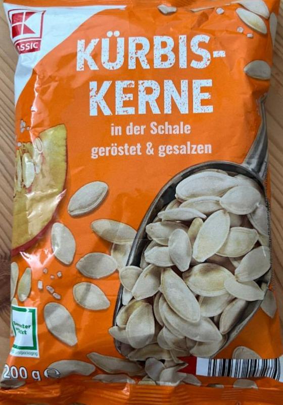 Zdjęcia - Kürbiskerne in der schale geröstet & gesalzen K-Classic