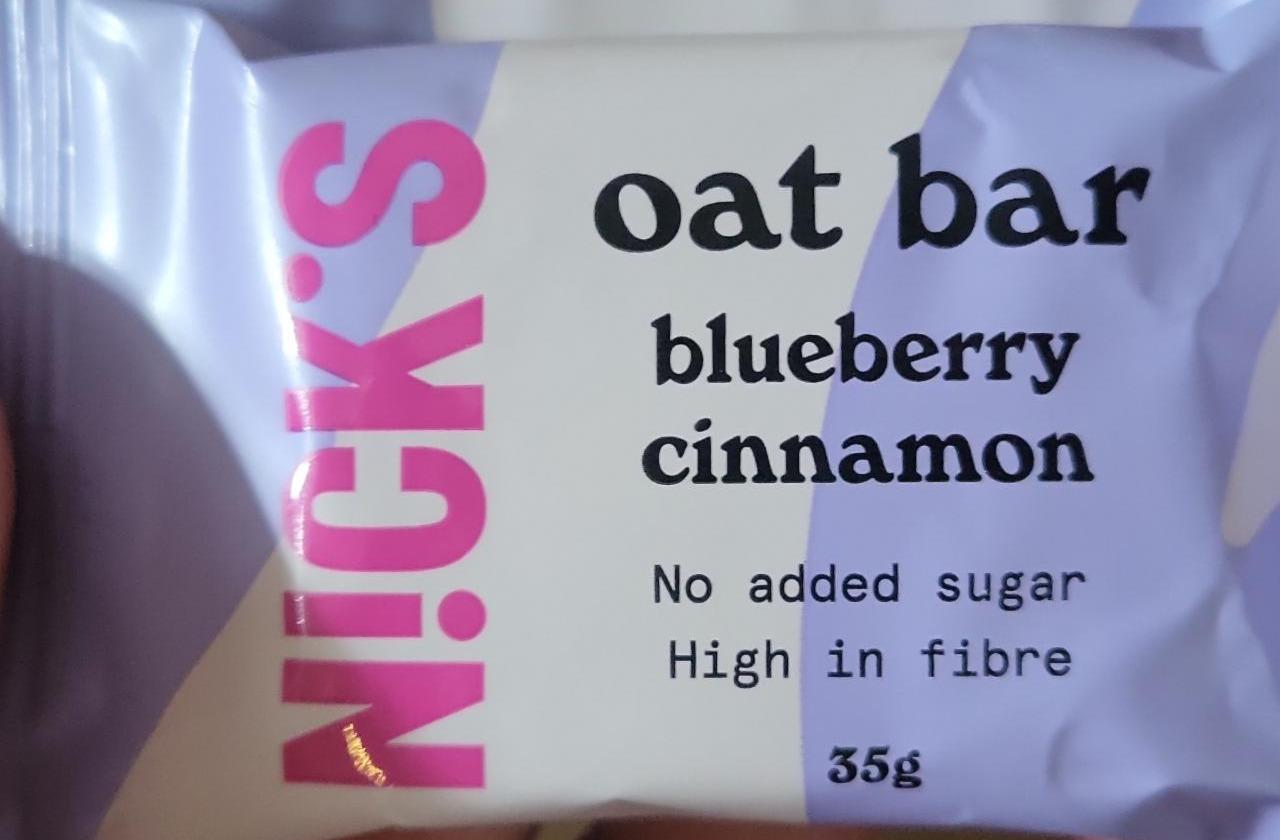 Zdjęcia - Oat bar blueberry cinnamon Nick's