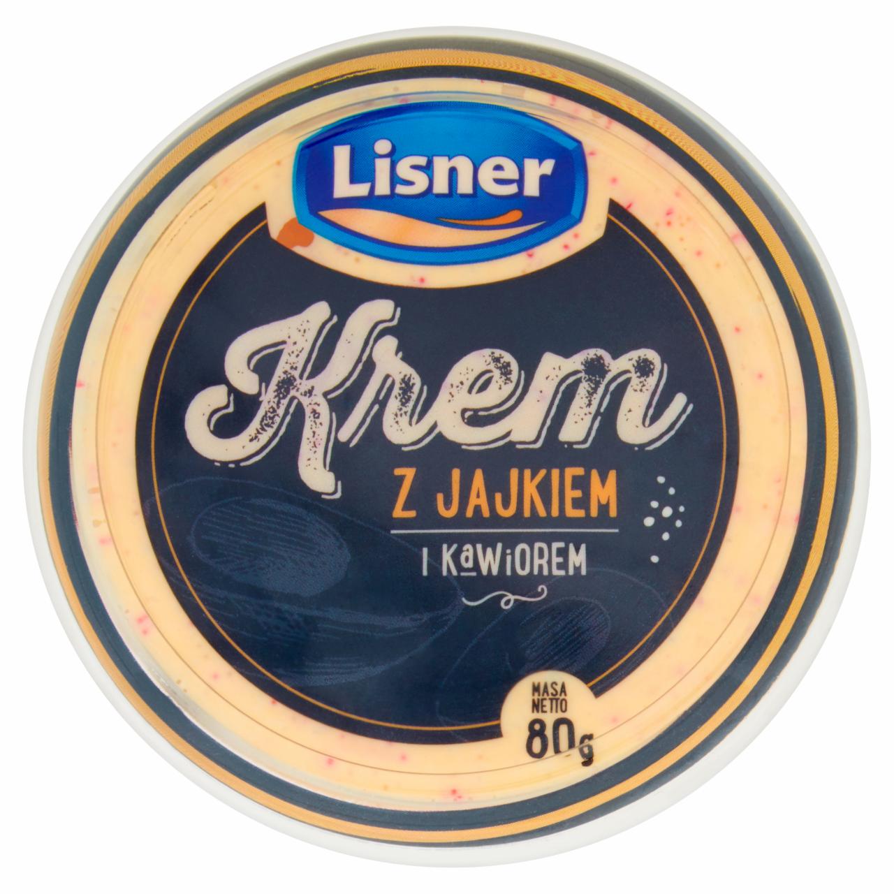 Zdjęcia - Lisner Krem z jajkiem i kawiorem 80 g