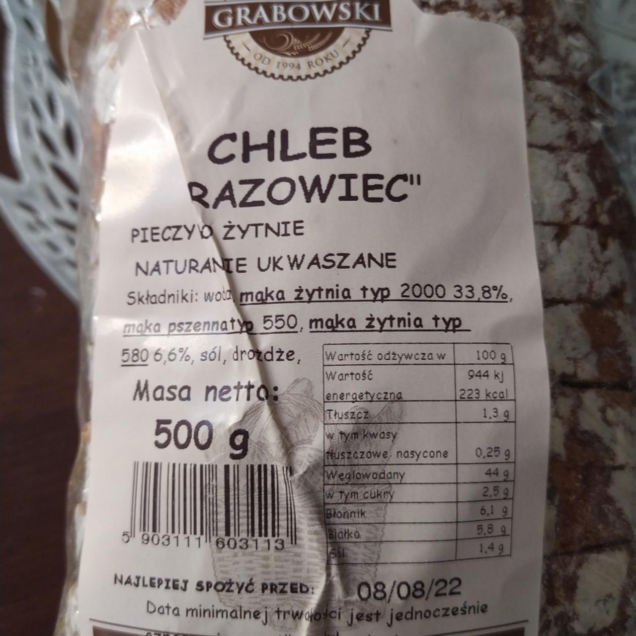 Zdjęcia - Chleb Razowy grabowski