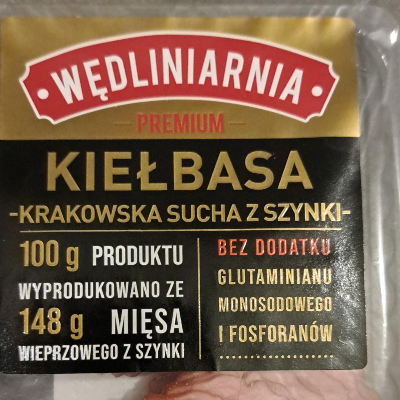 Zdjęcia - Kiełbasa krakowska sucha z szynki Wędliniarnia