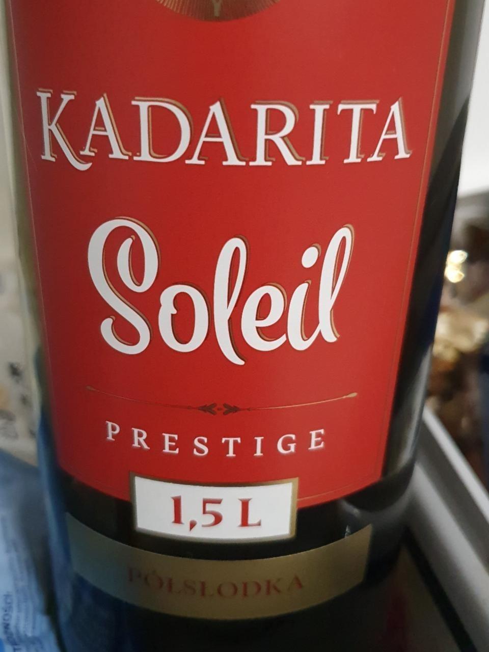 Zdjęcia - Wino KADARITA SOLEIL PRESTIGE CZEROWNA PÓŁSŁODKA