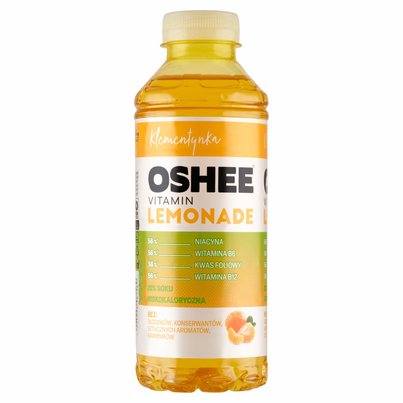 Zdjęcia - Oshee Vitamin Lemonade Napój niegazowany klementynka 555 ml