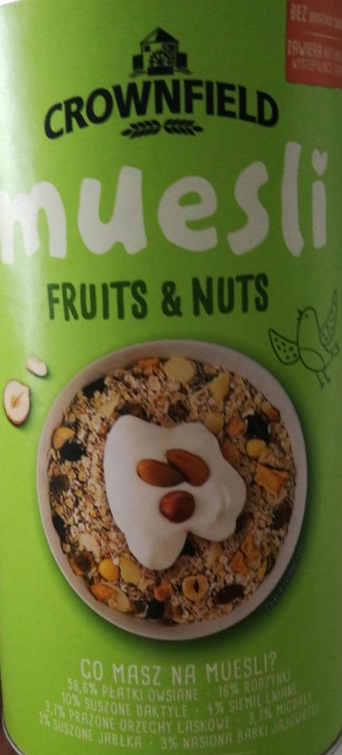 Zdjęcia - Muesli fruits & nuts Crownfield