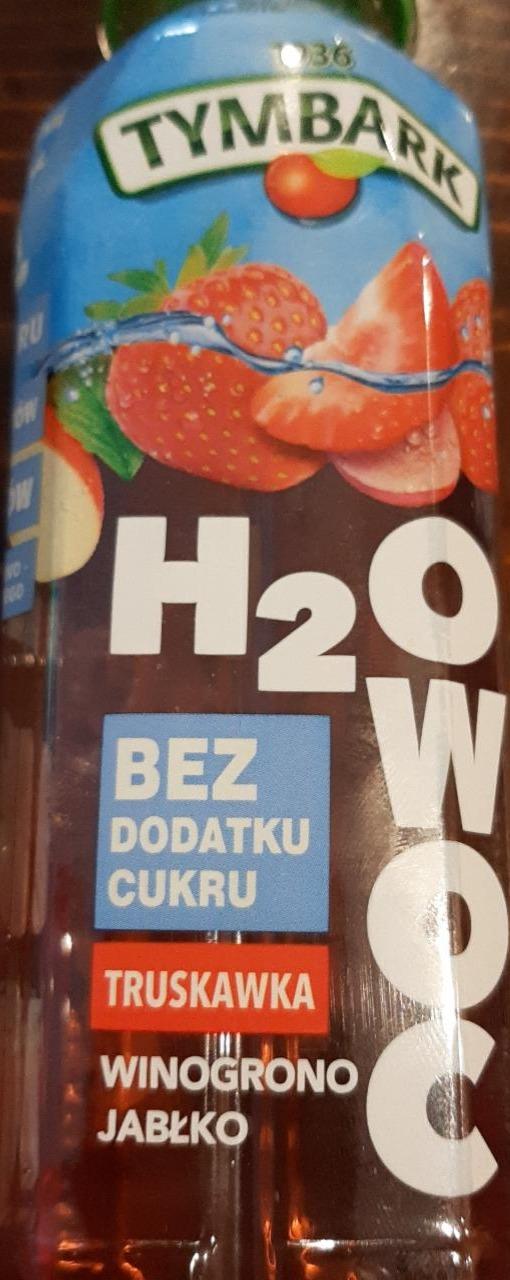 Zdjęcia - Tymbark H2Owoc Napój truskawka winogrono jabłko 400 ml