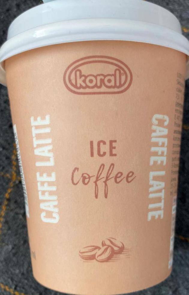 Zdjęcia - Lody ice Coffee caffe latte Koral