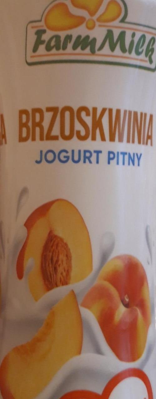 Zdjęcia - Jogurt pitny brzoskwinia Farm Milk