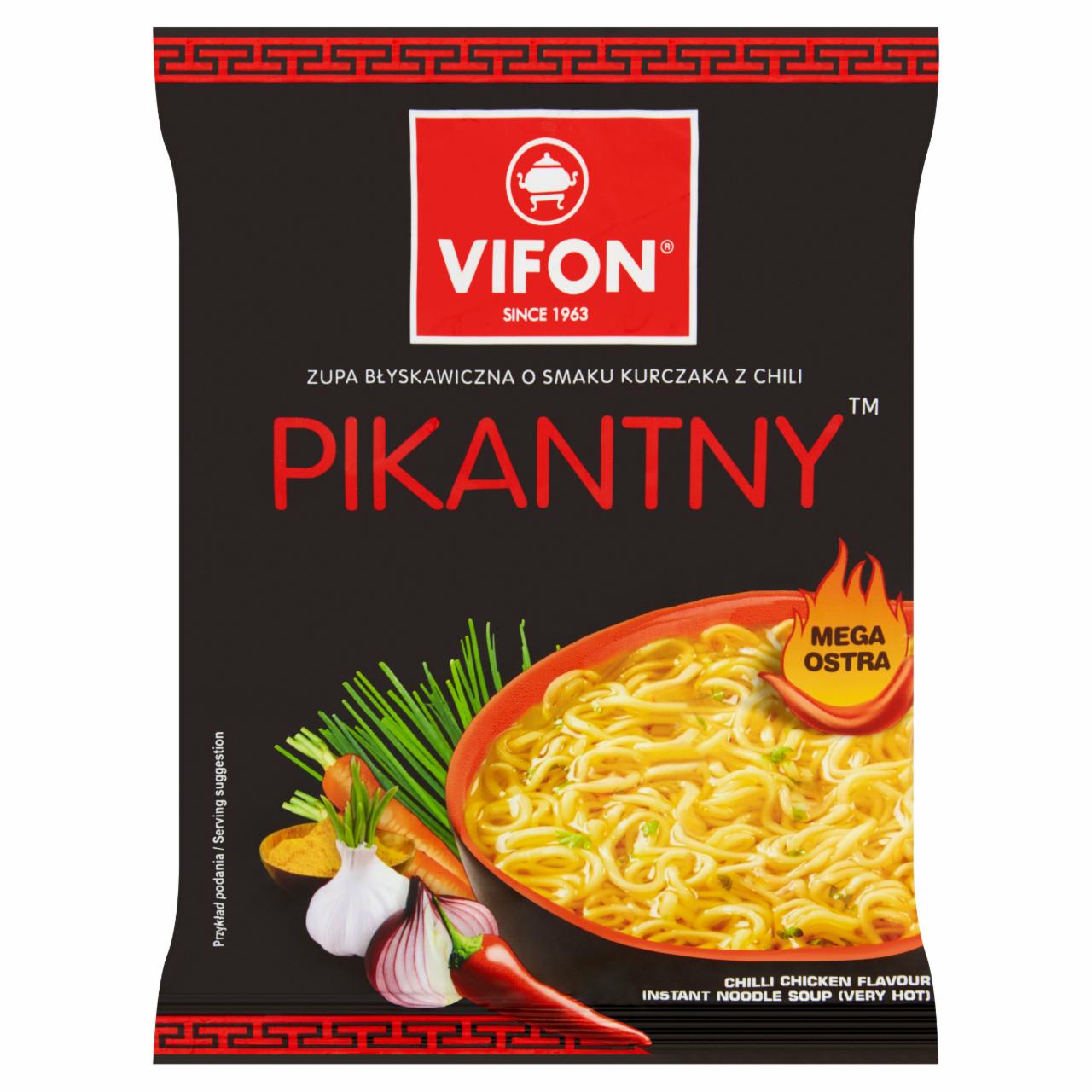 Zdjęcia - Zupa błyskawiczna o smaku kurczaka pikantny Vifon