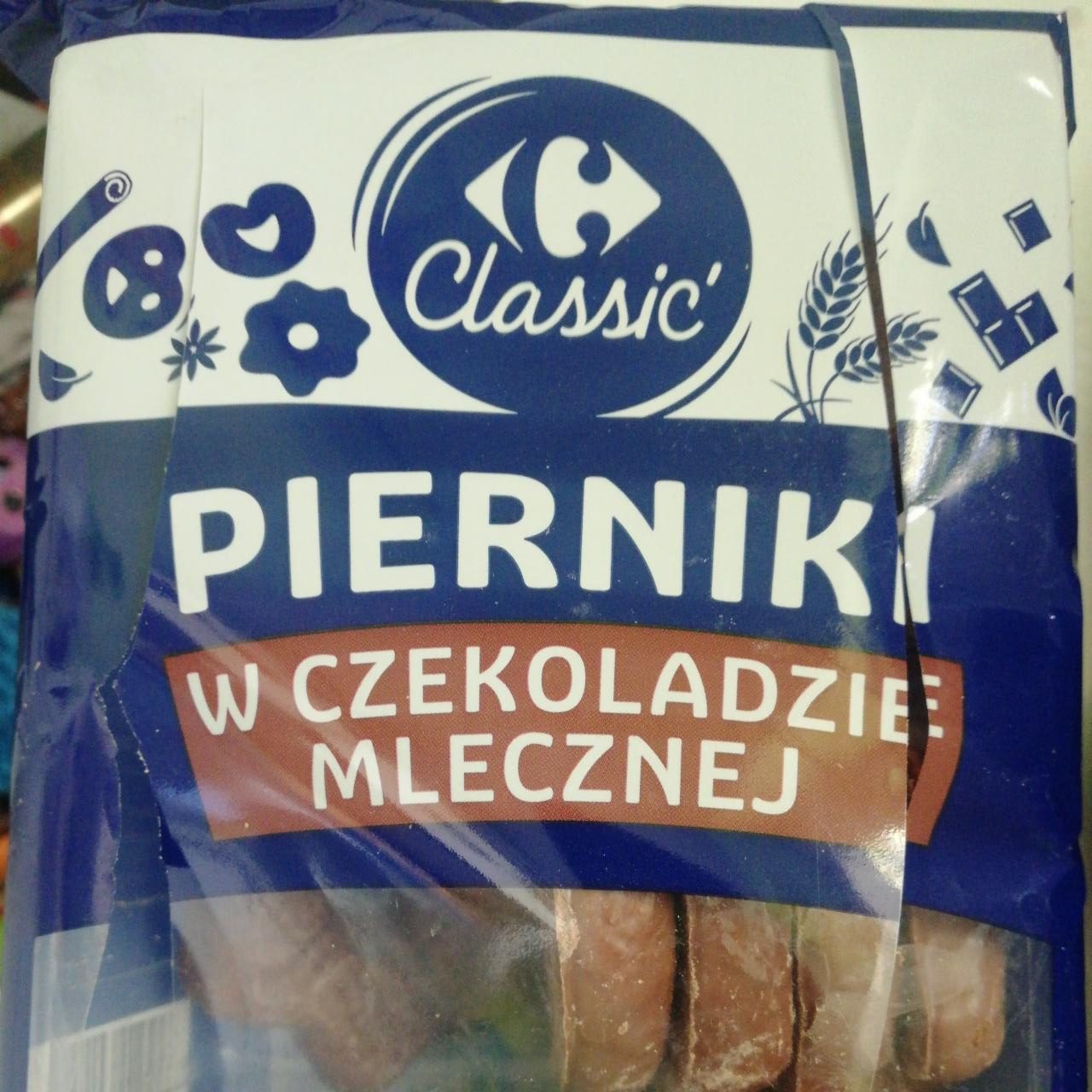 Zdjęcia - Pierniki w czekoladzie mlecznej Carrefour Classic