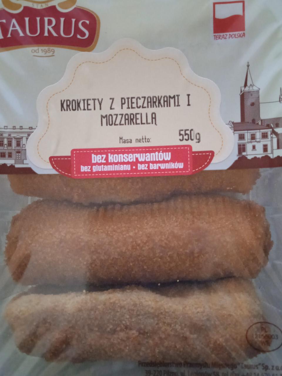 Zdjęcia - Krokiety z pieczarkami i mozzarellą Taurus