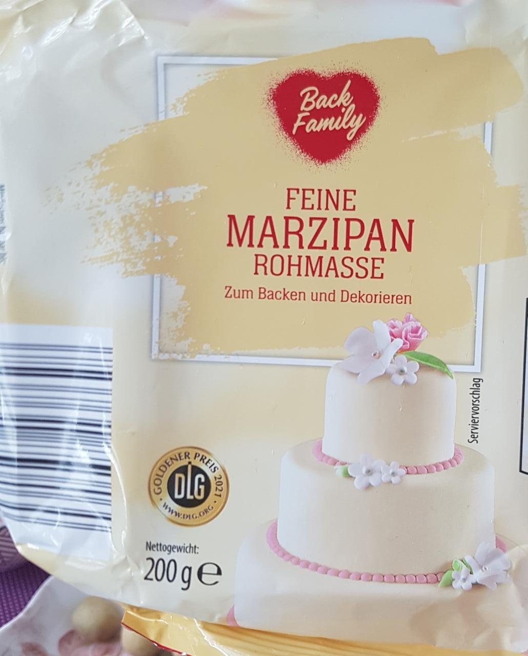 Zdjęcia - Marzipan Rohmasse Back Family