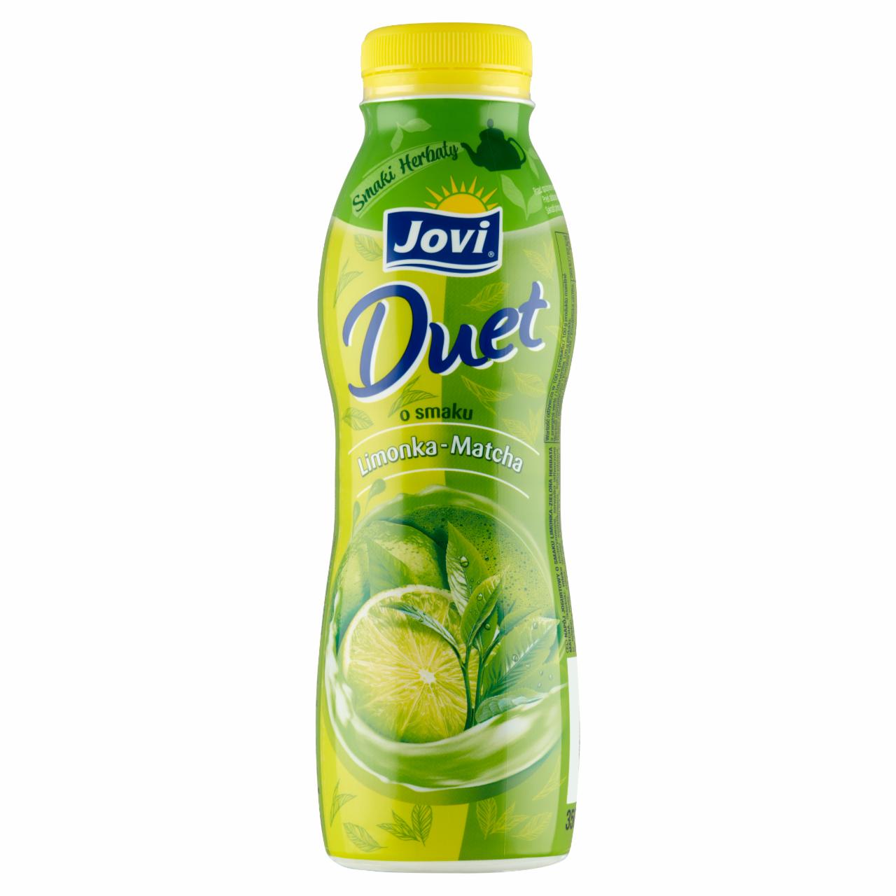 Zdjęcia - Jovi Duet Napój jogurtowy o smaku limonka matcha 350 g