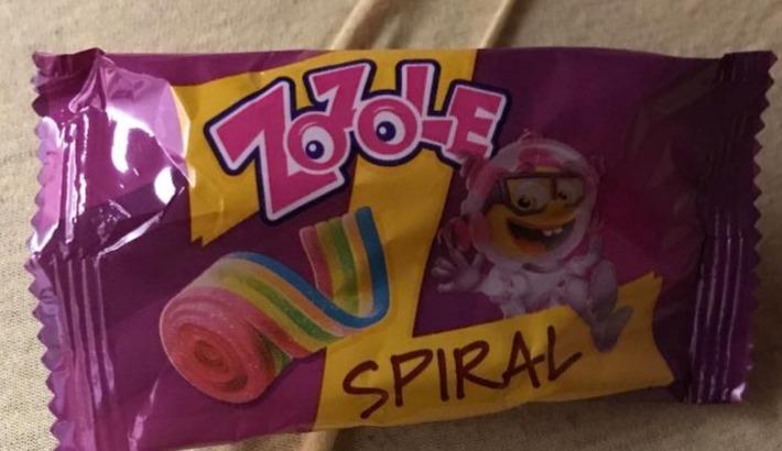 Zdjęcia - Zozole Spiral Tęczowe żelki o smaku truskawkowym 19 g