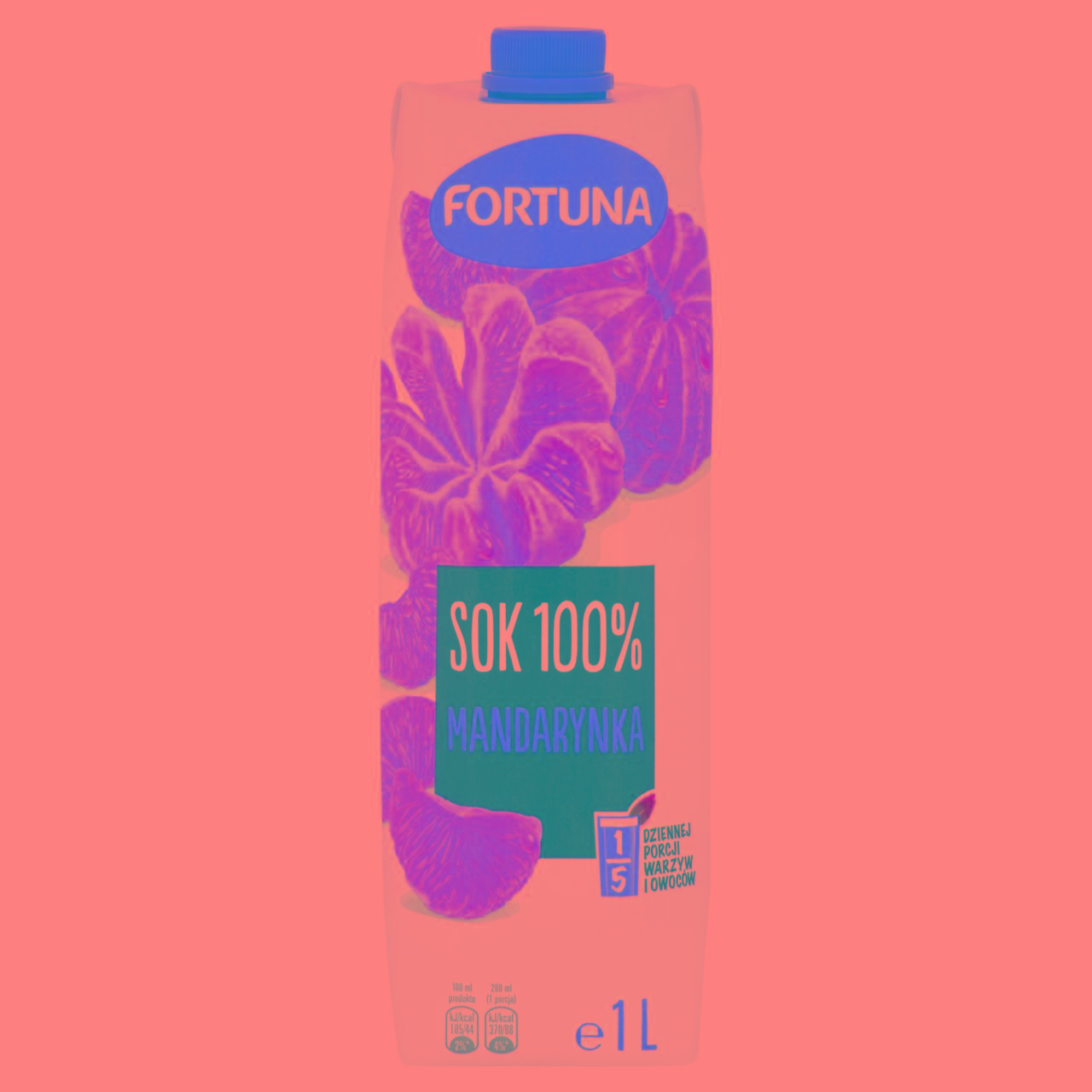 Zdjęcia - Fortuna Sok 100% mandarynka 1 l