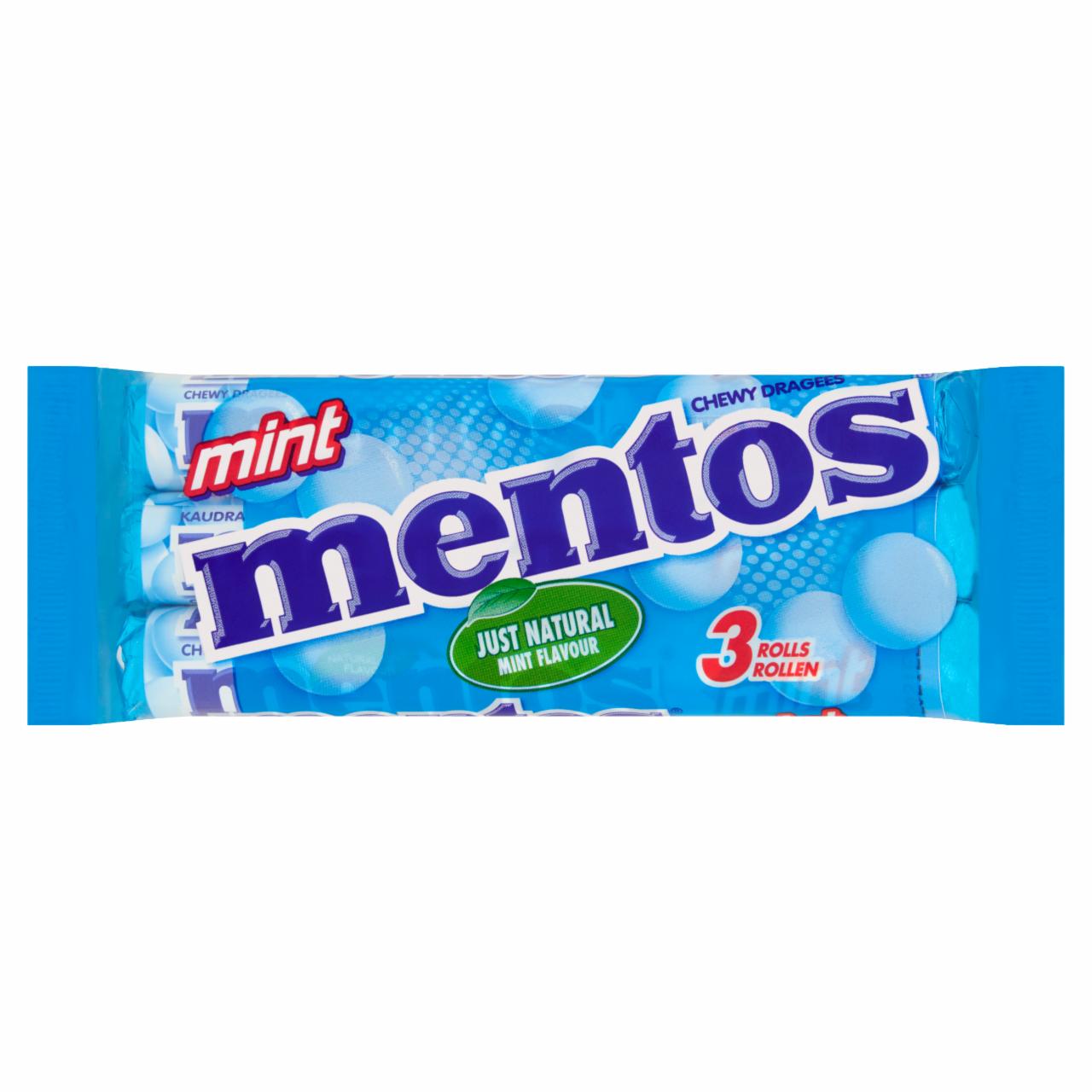 Zdjęcia - Mentos Mint Cukierki do żucia 3 x 38 g