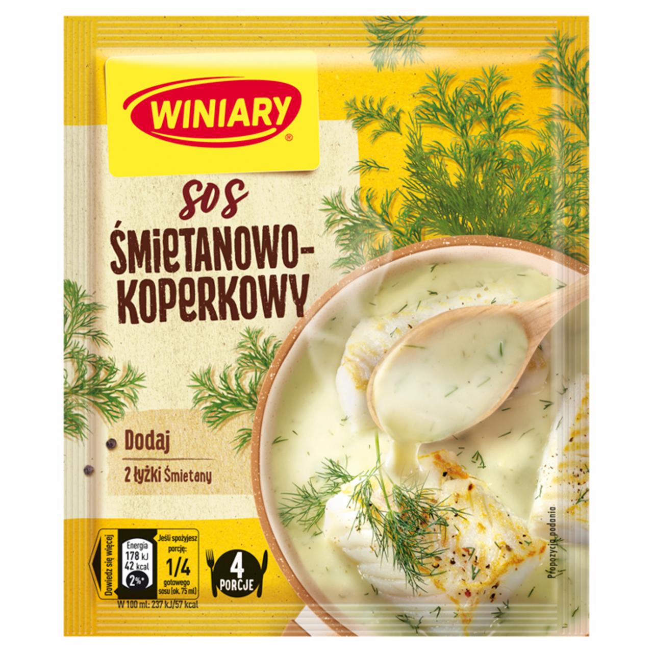 Zdjęcia - Sos śmietanowo koperkowy Winiary