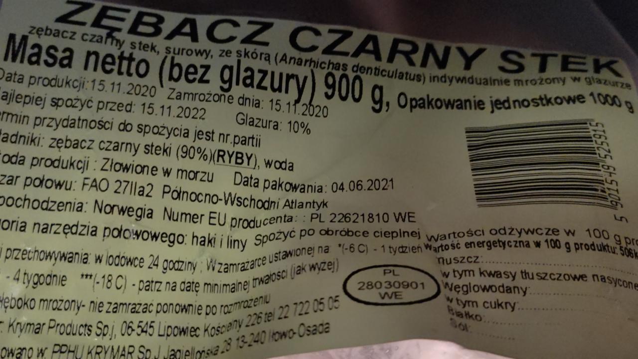 Zdjęcia - zębacz czarny stek