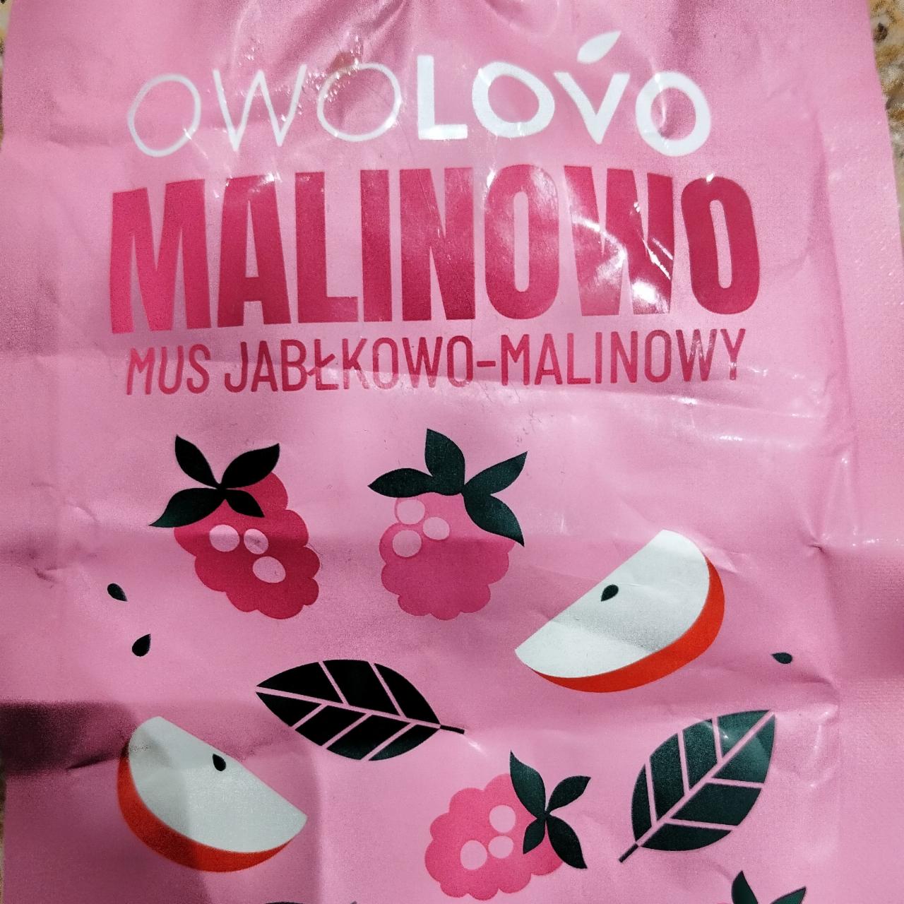 Zdjęcia - Malinowo Mus jabłkowo-malinowy 200 g Owolovo