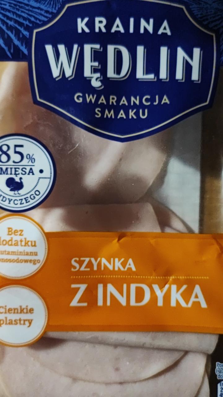 Zdjęcia - Szynka z indyka cienkie plastry Kraina Wędlin