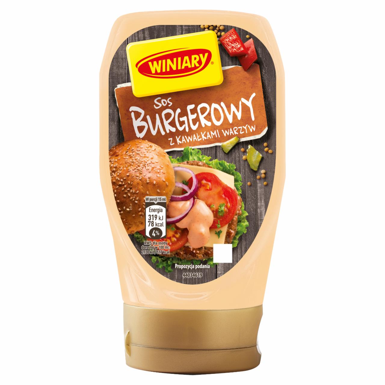 Zdjęcia - Winiary Sos burgerowy z kawałkami warzyw 300 ml