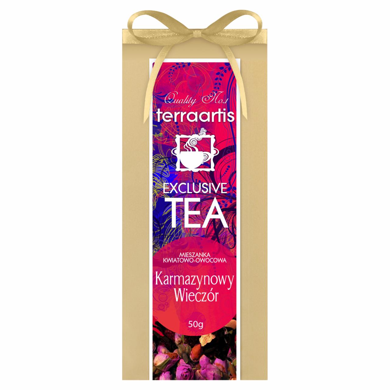 Zdjęcia - Terraartis Exclusive Tea Mieszanka kwiatowo-owocowa karmazynowy wieczór 50 g