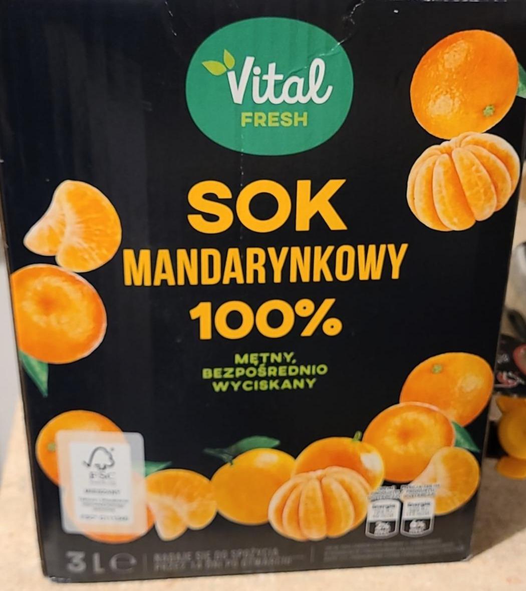 Zdjęcia - Sok mandarynkowy bezpośrednio tłoczony Vital fresh