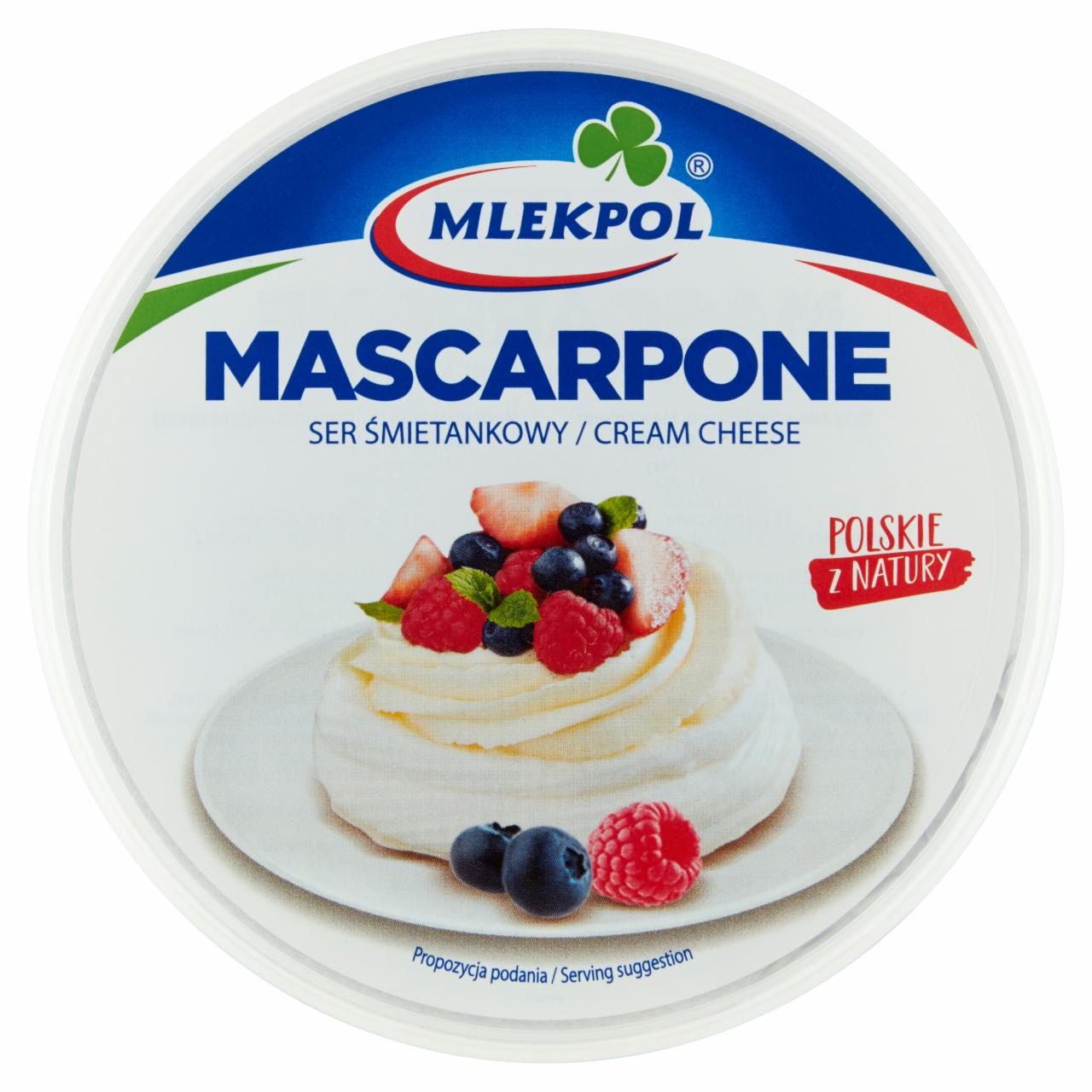 Zdjęcia - Mlekpol Ser śmietankowy mascarpone 500 g