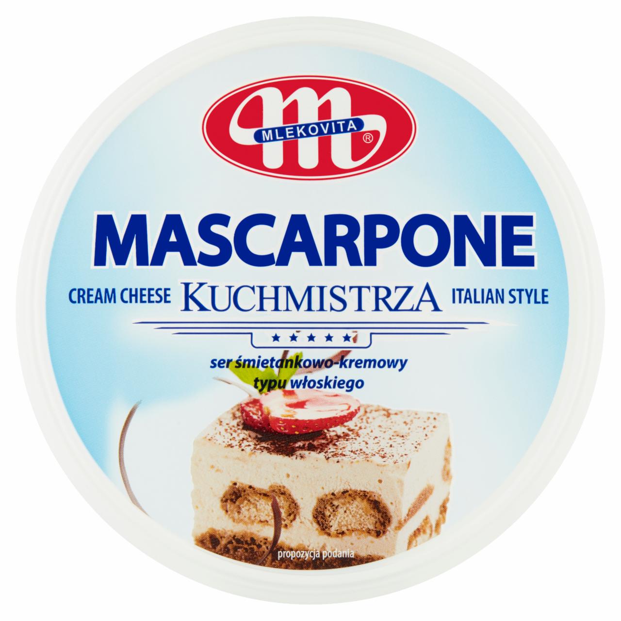 Zdjęcia - Ser Kuchmistrza mascarpone Mlekovita