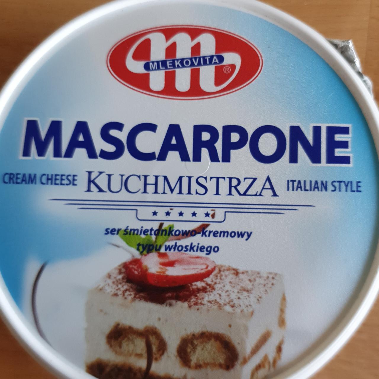 Zdjęcia - Ser Kuchmistrza mascarpone Mlekovita