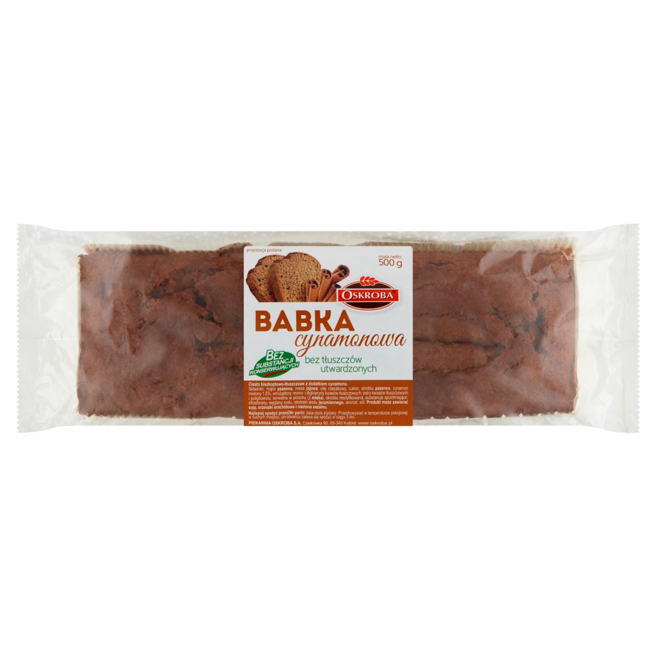 Zdjęcia - Oskroba Babka cynamonowa 500 g