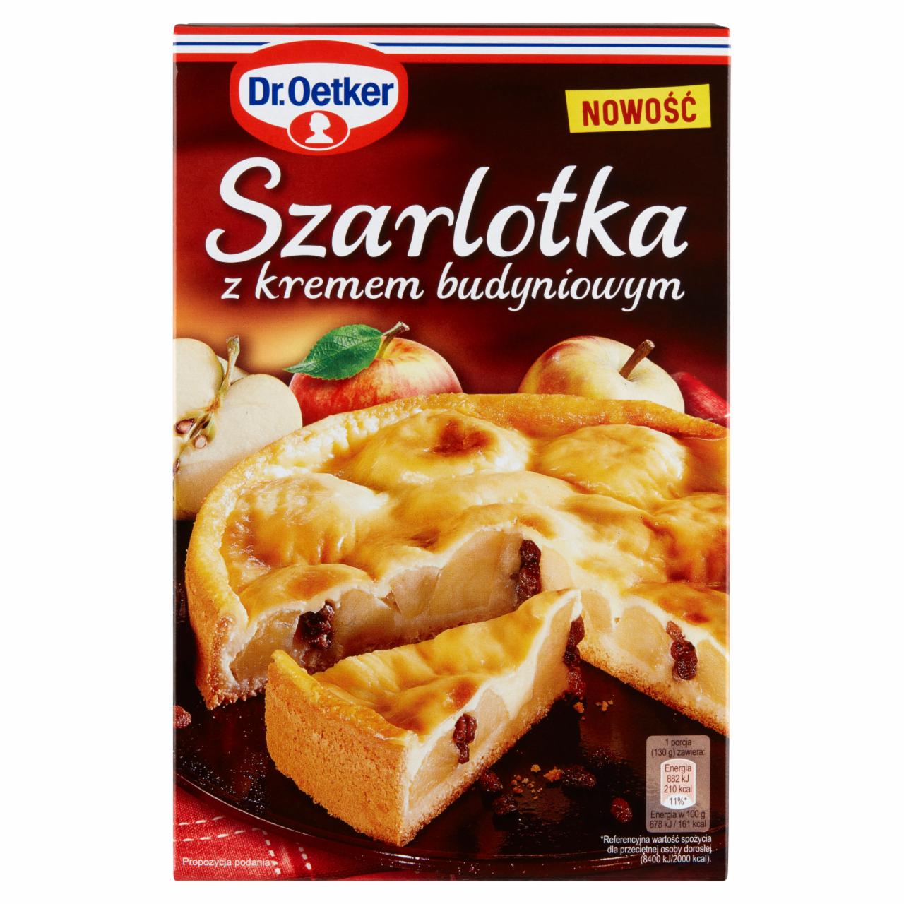 Zdjęcia - Dr. Oetker Szarlotka z kremem budyniowym 373 g