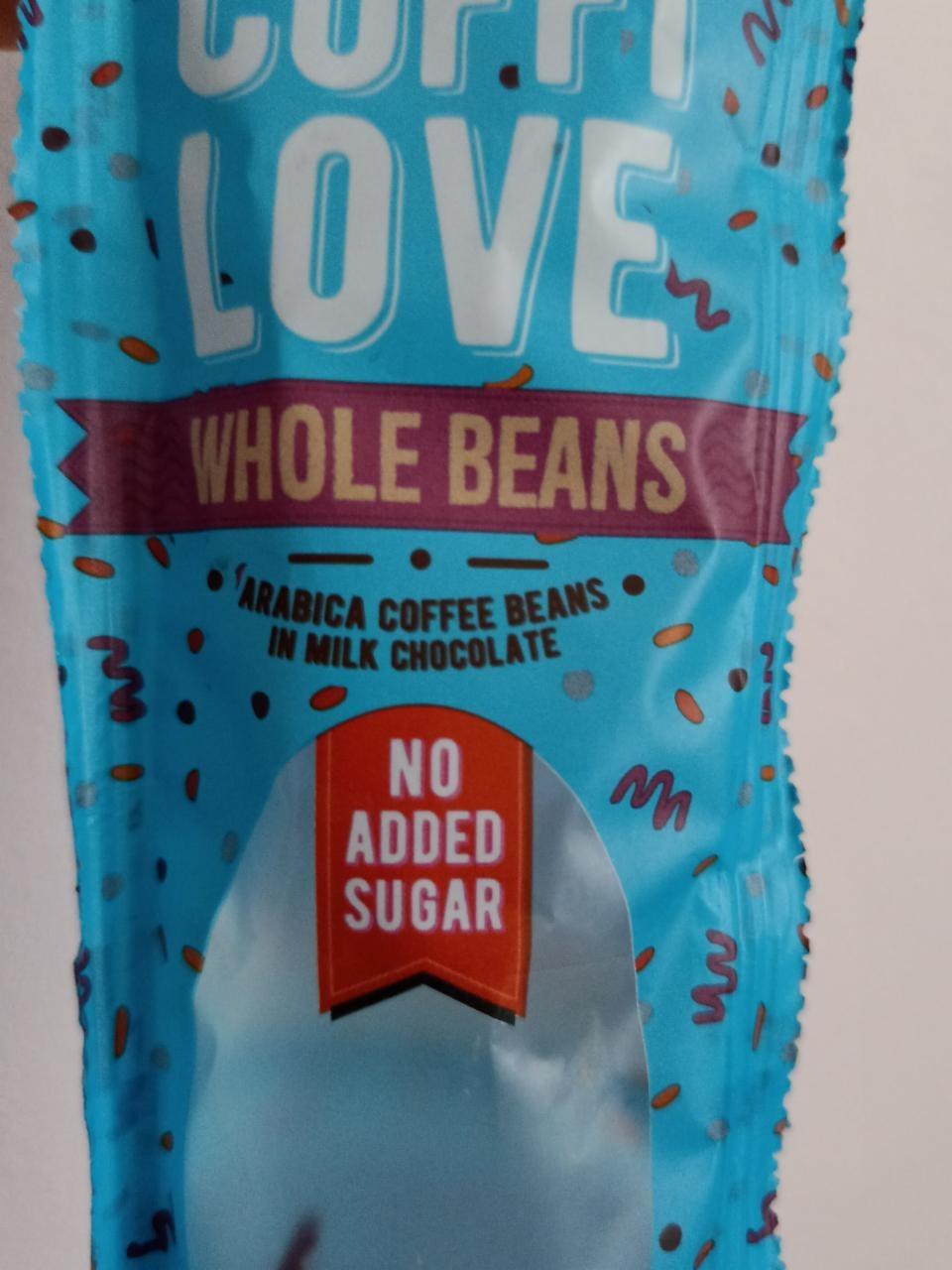 Zdjęcia - ALLNUTRITION Coffilove Whole Beans Arabica Coffee Beans In Milk Chocolate