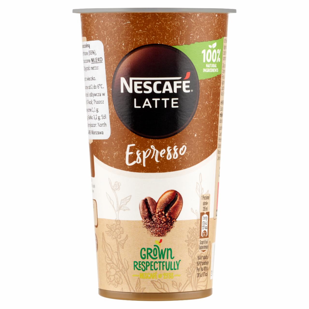 Zdjęcia - Nescafé Latte Espresso Napój mleczny z kawą rozpuszczalną 205 ml