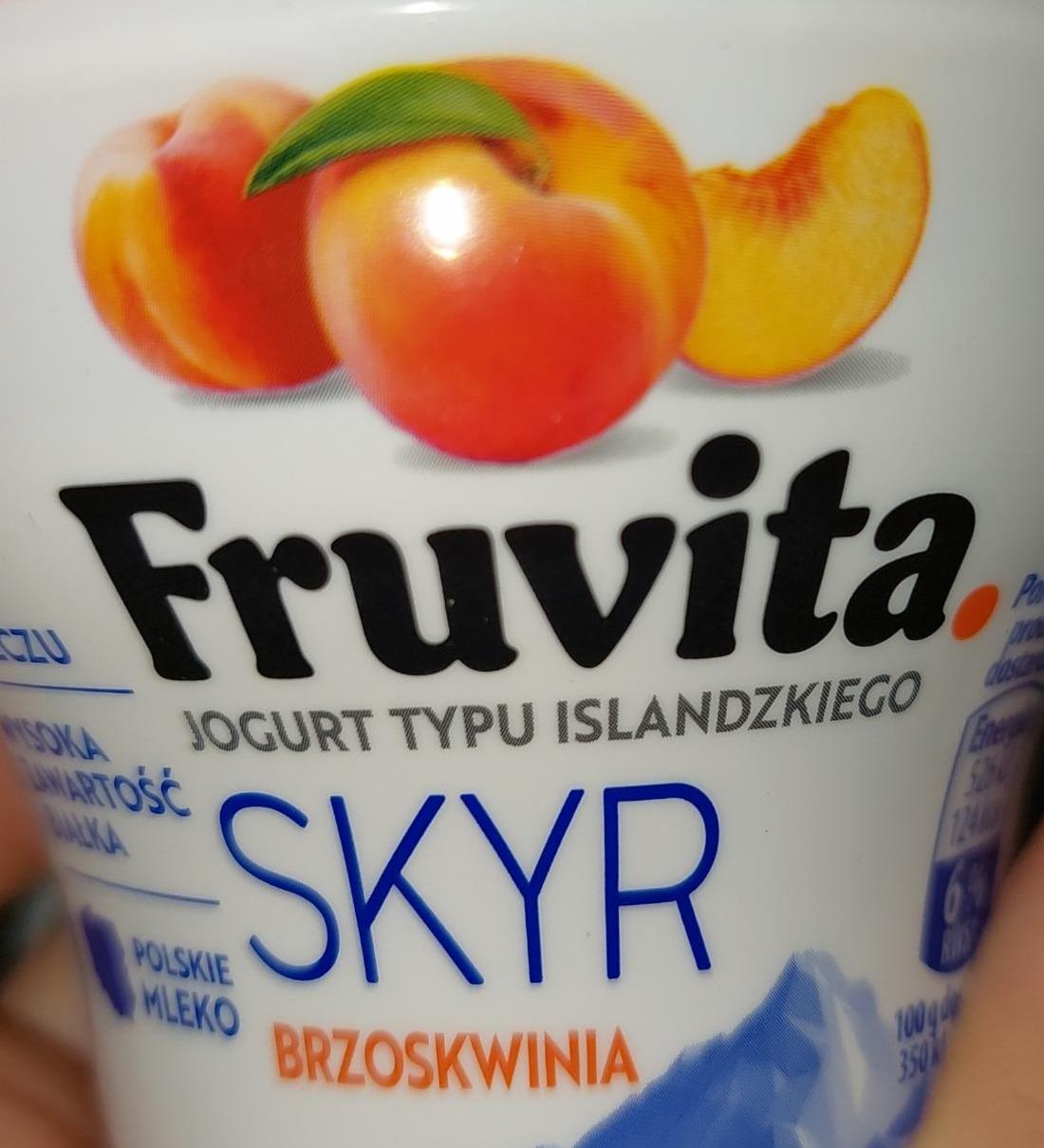 Zdjęcia - Skyr brzoskwiniowy Fruvita