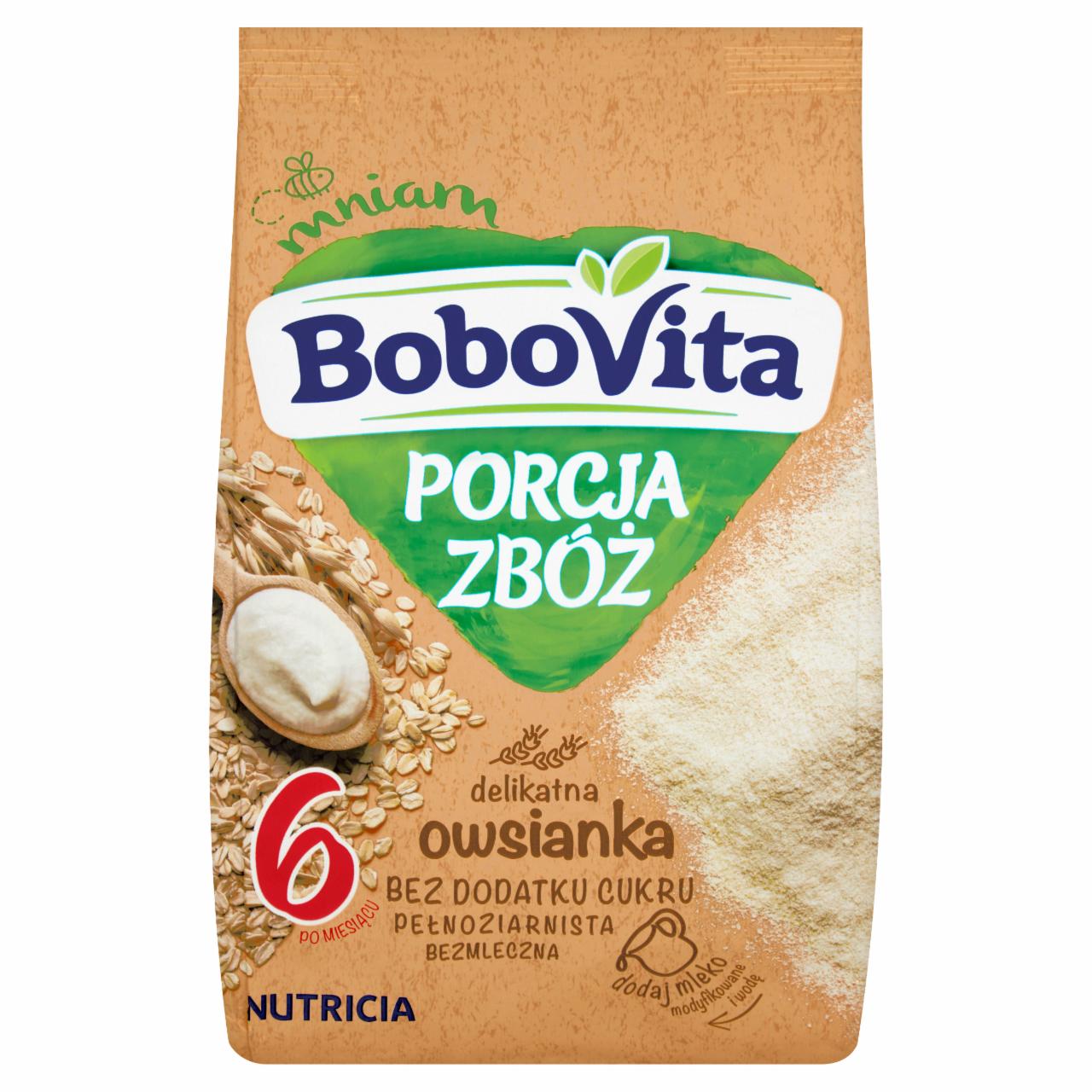 Zdjęcia - BoboVita Porcja zbóż Kaszka delikatna owsianka po 6 miesiącu 170 g