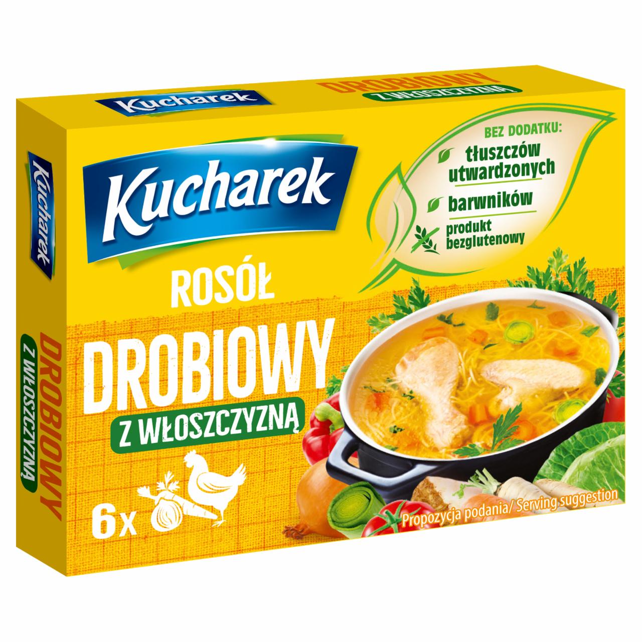 Zdjęcia - Kucharek Rosół drobiowy z włoszczyzną 60 g (6 x 10 g)