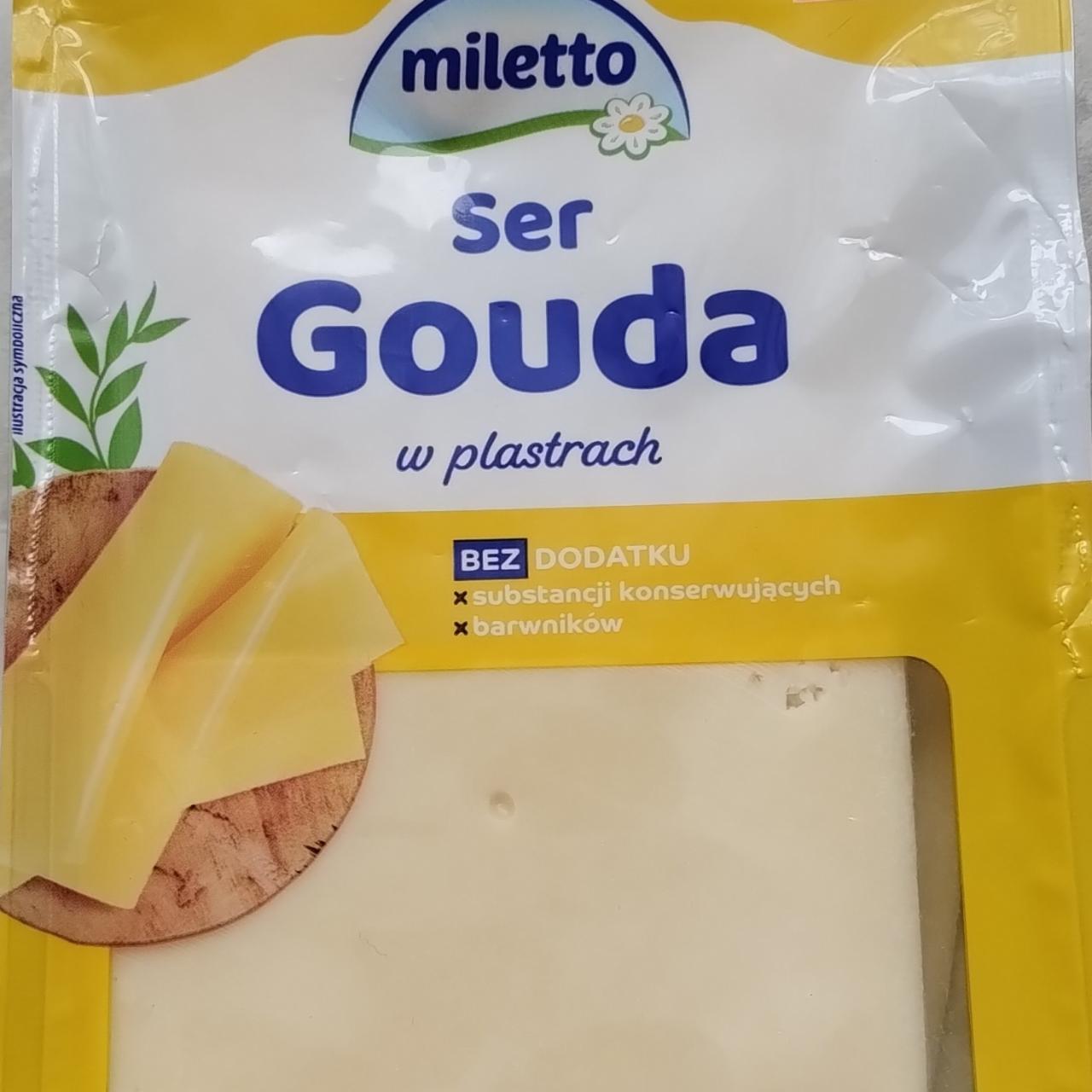 Zdjęcia - Ser Gouda w plastrach Miletto