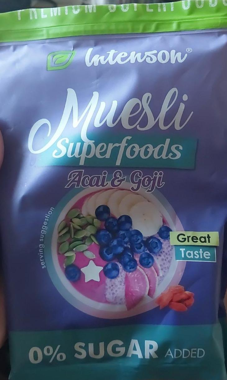 Zdjęcia - Muesli Superfoods Acai & Goji Intenson