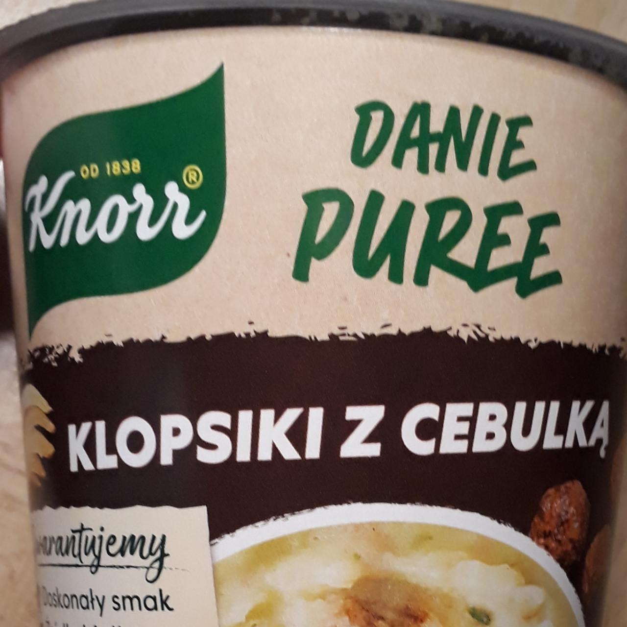 Zdjęcia - Danie puree klopsiki z cebulką Knorr