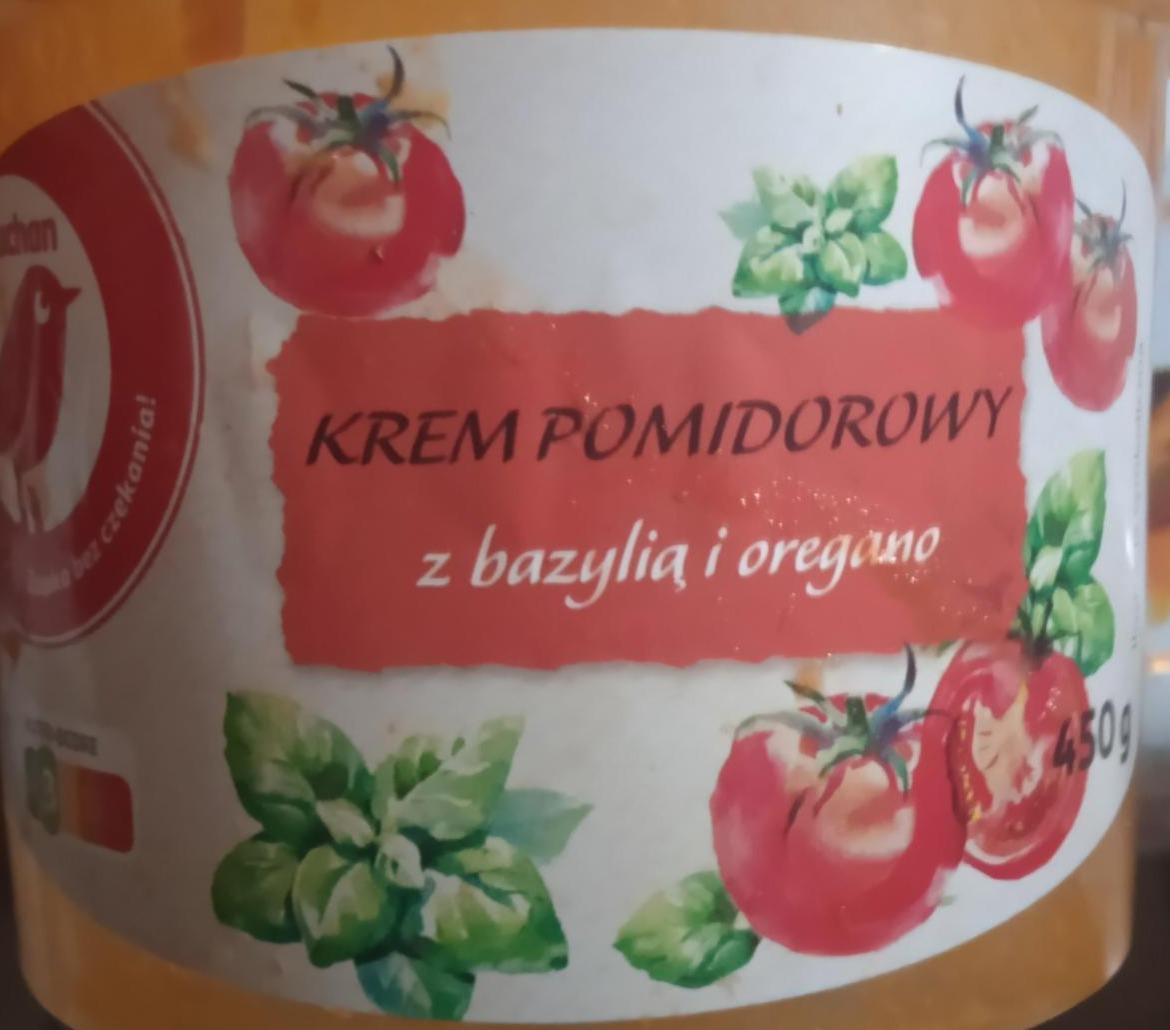 Zdjęcia - Auchan Zupa krem pomidorowy z bazylią i oregano