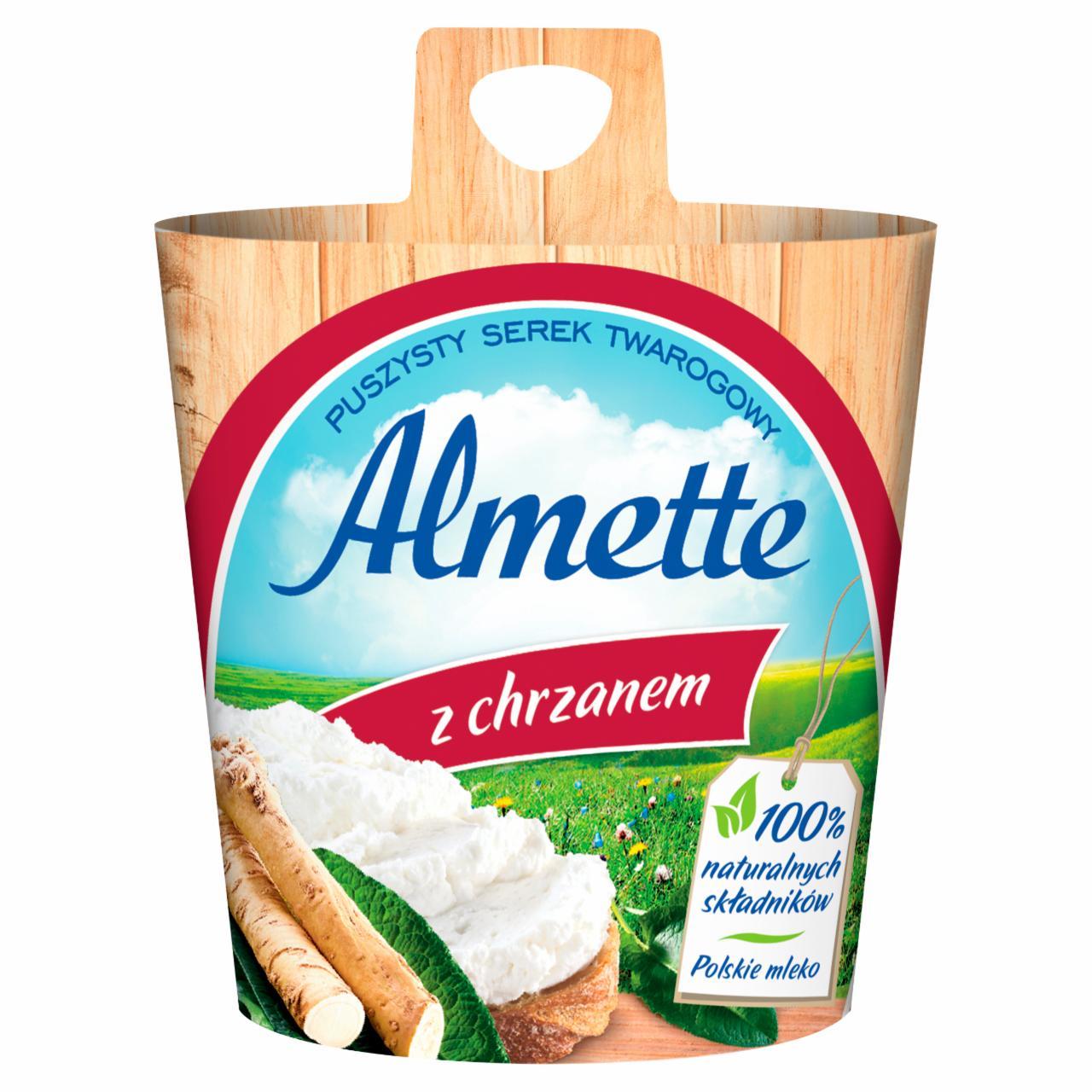 Zdjęcia - Puszysty serek twarogowy z chrzanem 150 g Almette