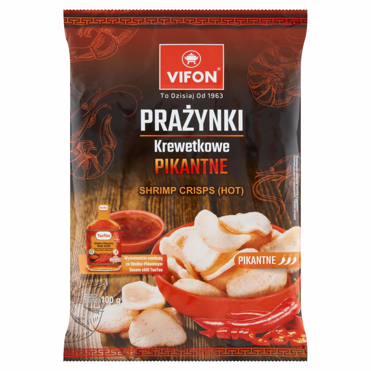 Zdjęcia - Vifon Prażynki krewetkowe pikantne 100 g