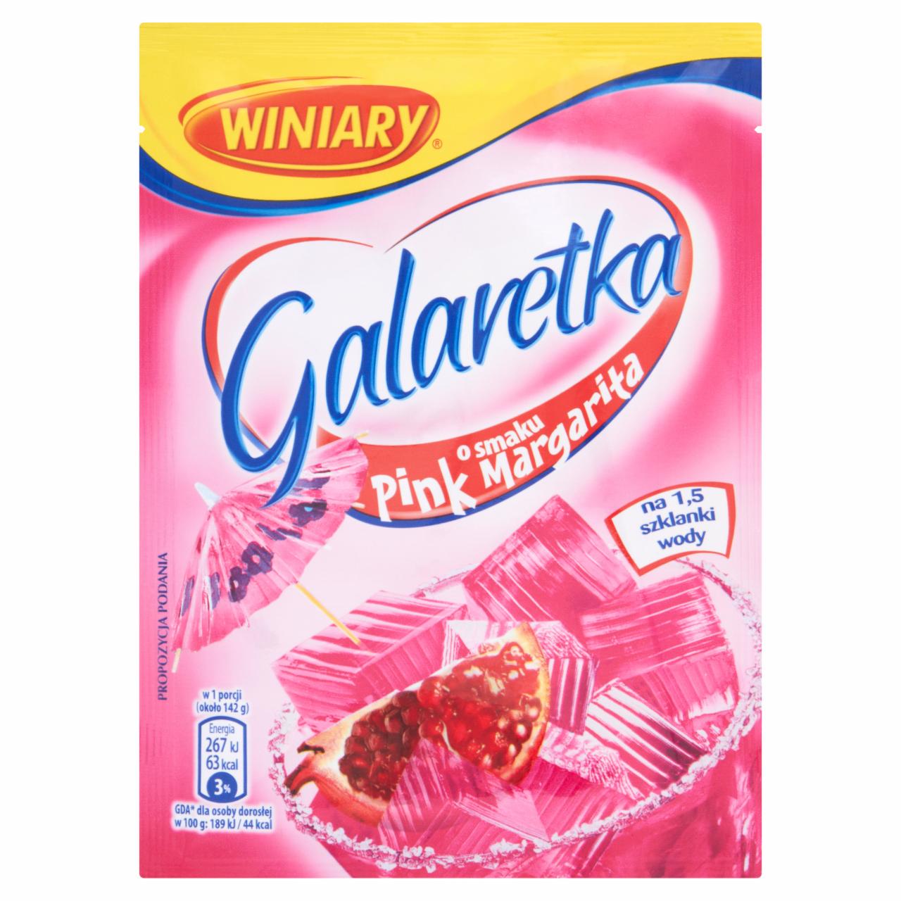 Zdjęcia - Winiary Galaretka o smaku Pink Margarita 50 g