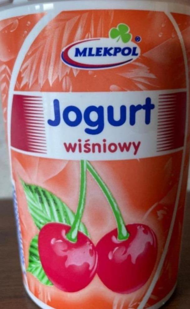 Zdjęcia - Mlekpol Jogurt wiśniowy 400 g