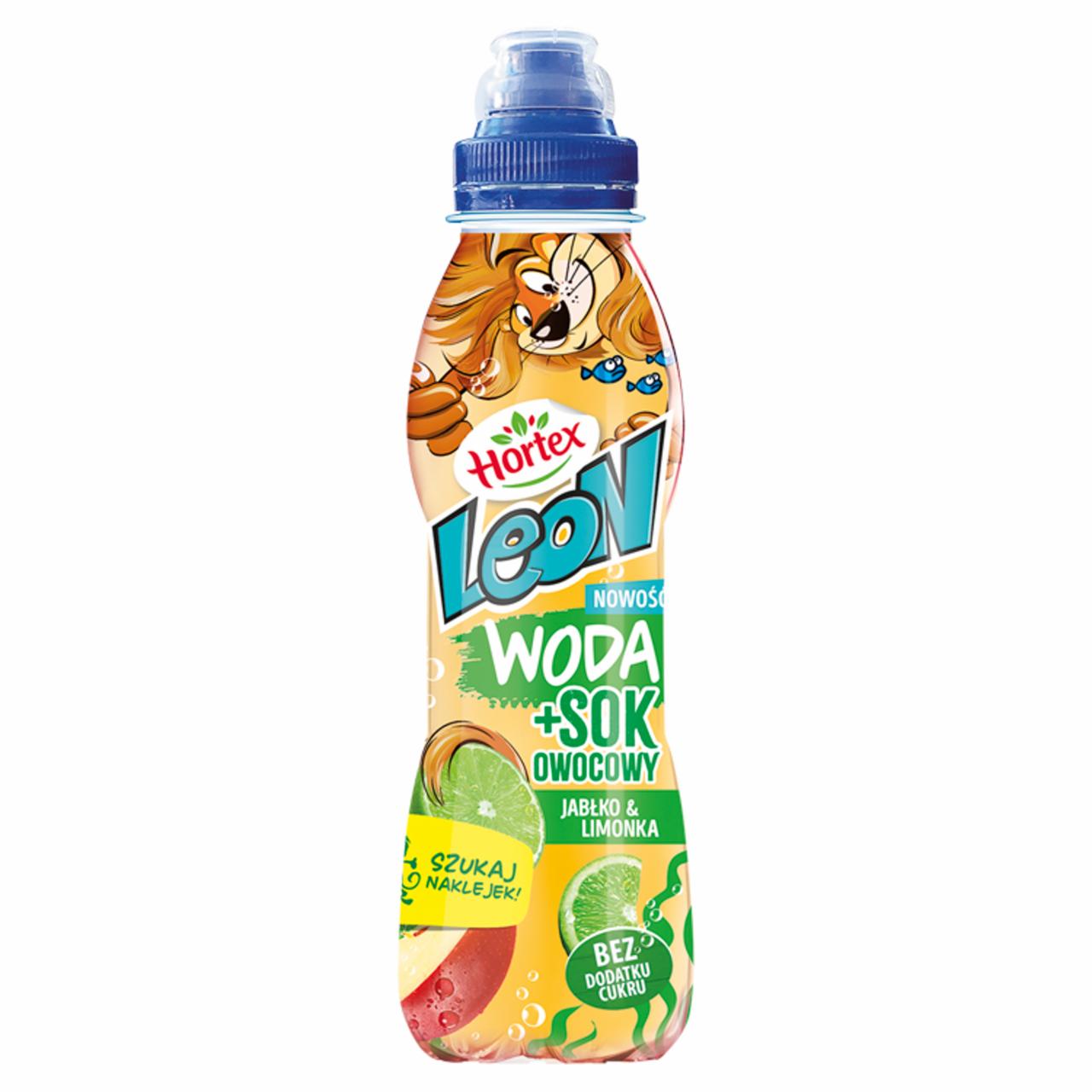 Zdjęcia - Hortex Leon Napój owocowy jabłko-limonka 400 ml