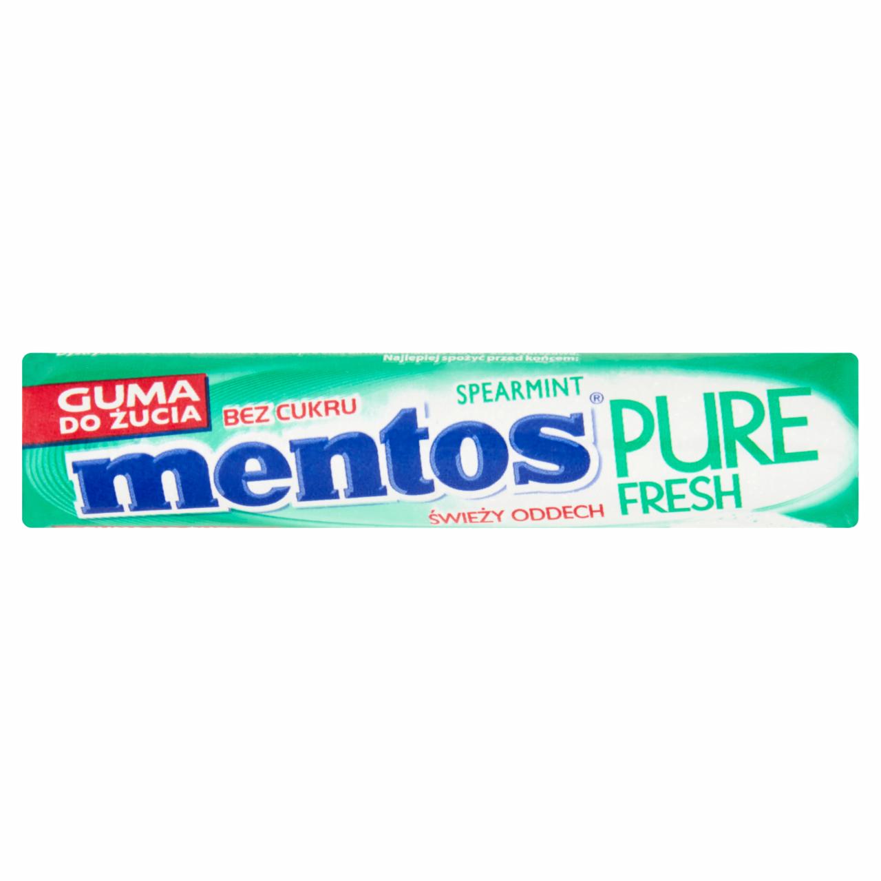 Zdjęcia - Pure Fresh Spearmint Guma do żucia bez cukru 15,5 g (8 sztuk) Mentos