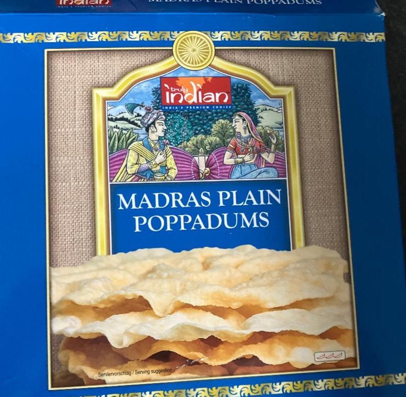 Zdjęcia - Madras Plain Poppadums Truly Indian