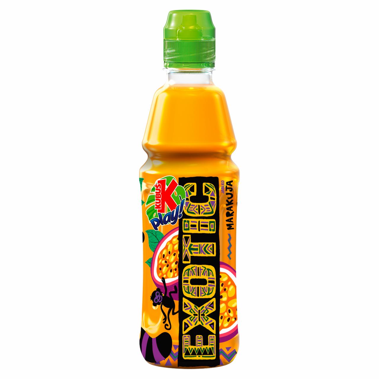 Zdjęcia - Kubuś Play! Exotic Napój jabłko marakuja 400 ml